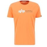 Alpha Industries - Puff Print T-shirt - Zwart - Katoen
