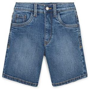 TOM TAILOR Jongens Bermuda jeansshort 1035696, 10152 - Mid Stone Bright Blue Denim, 98