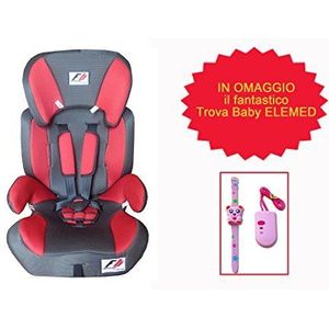 Elemed 123RG-CG029R Kinderzitje Auto Racing + Trova Baby Pink Omaggio, rood