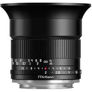 TTArtisan 10mm F2 APS-C Ultra-Wide Cameralens Compatibel met Sony E-Mount Camera's NEX-5 NEX-7 A3000 A5000 A6000
