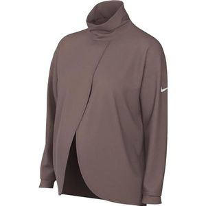 Nike Dames Top Df (M) Trui, Smokey Mauve/White, CQ9286-208, S