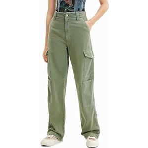 Desigual Casual broek voor dames, groen, 42