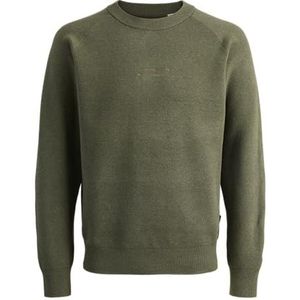 Jack & Jones - Jcofusion Knit Crew Neck - Trui - Grape Leaf