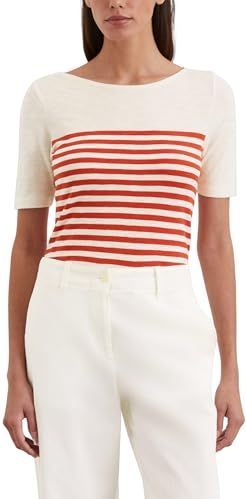 Marc O'Polo - T-shirt - Gestreept - Regular Fit - Katoen