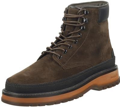 GANT FOOTWEAR Heren CLAFTON enkellaarzen, Dark Brown, 43 EU, donkerbruin, 43 EU