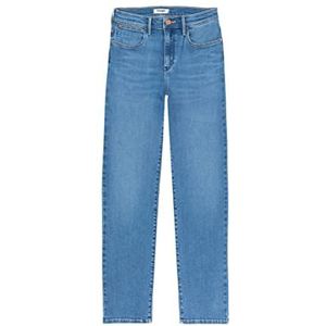 Wrangler Dames Straight Jeans, geel, 42W x 32L