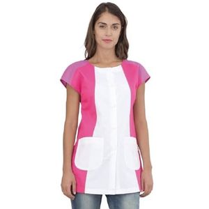 siggi Arlie Kasack voor dames, korte mouwen en knoopsluiting (L)