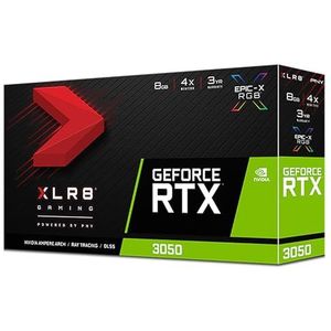 PNY - GeForce RTX 3050 - Videokaart - Zwart - 8GB GDDR6