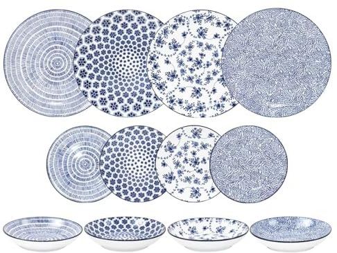 Serviesset - Wit - Porselein - 16-delig