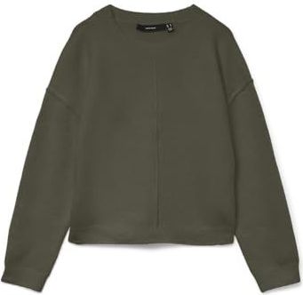 VERO MODA - VMBESTI LS O-NECK PULLOVER BOO - Gebreide Pullover - Dames