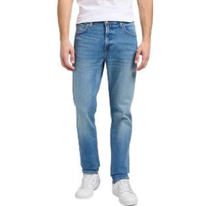 Jeans - Blauw - 75% Bci Katoen - Relaxte Pasvorm - Ritssluiting en Knoop
