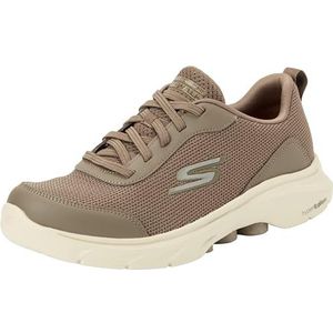 Skechers Go Walk 7 Sneakers voor heren, Taupe Textiel Synthetisch, 42 EU