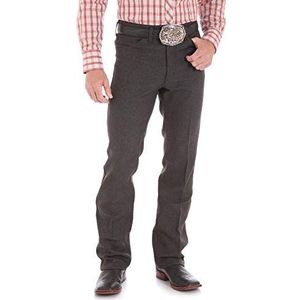 Wrangler Wrancher Geklede jeans voor heren, Hei Zwart, 34W / 32L