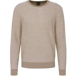 bugatti heren trui ronde hals, wit, L