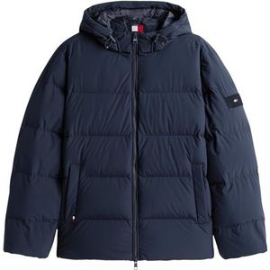TOMMY HILFIGER - Winterjas - Navy - Gewatteerde Jas - Warm Gevoerd