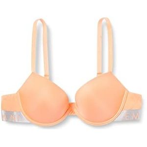 Emporio Armani Underwear Dames Eternal Lace Push Up Bra, Papaya, 34B, oranje (papaya), B