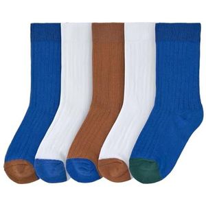 LÄSSIG Uniseks kindersokken, blauw, 23-26 EU