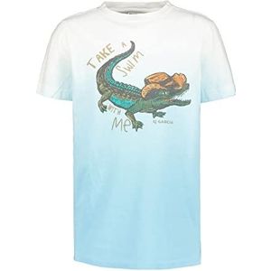 Garcia Kids Jongens T-shirt met korte mouwen, gebroken wit, 92/98, off-white, 92 cm