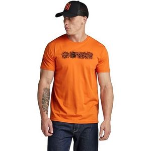 G-STAR RAW Distressed Logo, oranje (oranje D24363-c506-1018), XS