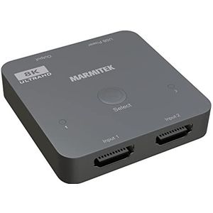Marmitek AS28 - HDMI switch 8K 60Hz - 4K 120Hz - HDMI switches - HDMI 2.1 - 2 in / 1 uit