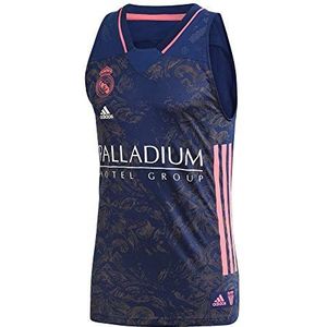 Adidas RM BB JSY Rep A mouwloos T-shirt, heren, blauw/roze, L