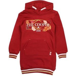 Lee Cooper Meisjes Vestido Niña casual jurk, rood (rouge), 8 Jaar