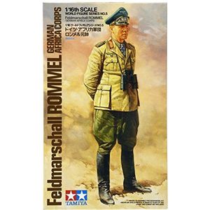 Tamiya 300036305-1:16 WWII figuur veldmaarschalk Rommel Afrika, medium