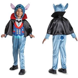 Disney Lilo & Stitch Stitch Vampire kinderkostuum, officieel gelicentieerd door Disguise, comfortabele pasvorm en gedetailleerd ontwerp, S 5 tot 6