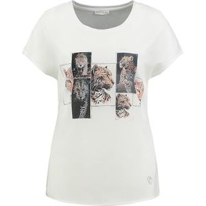 KEYLARGO WT Wildlife Round T-shirt voor dames, offwhite (1001), XL
