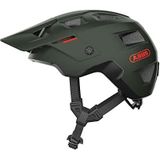 ABUS MTB-helm MoDrop - robuuste fietshelm met goede ventilatie voor mountainbikers - individuele pasvorm - voor dames en heren - mat groen, maat S