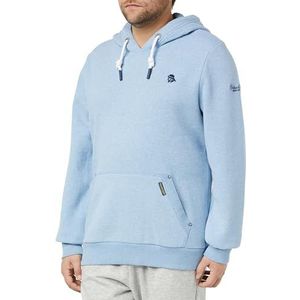 yuka Heren Hoodie 36613735-YU01, Lichtblauw Melange, L, Lichtblauw melange, L