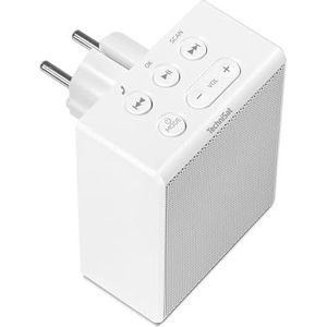Technisat - Viola - Socketradio - Wit - FM Radio voor in het Stopcontact