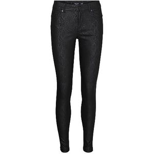 Vero Moda Zwarte Nep Leren Broek Leerlook Rokje Leren Rok Vero