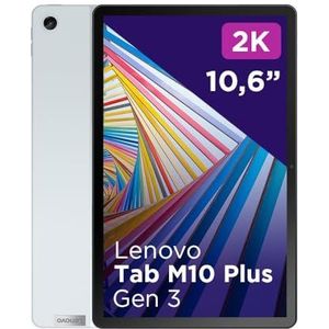 Lenovo Tab M10 Plus 3e generatie, display 27,6 cm (10,61 inch) 2K - (processor Qualcomm Snapdragon SDM680, 4GB RAM, 128GB geheugen, WiFi, 4G LTE, tablet Android 12) - blauw, exclusief van Amazon met
