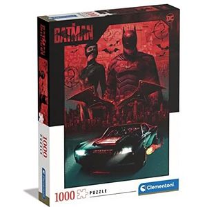 Clementoni Puzzels voor volwassenen, Puzzel 1000 Stukjes Batman, 14-99 jaar - 39685