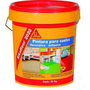 SIKA Sikafloor 2020 Gekleurde acrylcoating, donkergrijs, voor vloeren, garages en cementoppervlakken, gebruik binnen of buiten, 20 kg