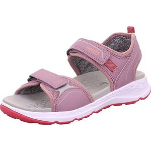 Superfit Criss Cross Sandalen voor meisjes, Paars Roze 8500, 36 EU