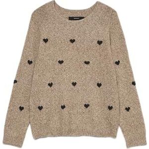 Vmdoffy - Gebreide Pullover - O-hals - Lange Mouwen - Regular Fit