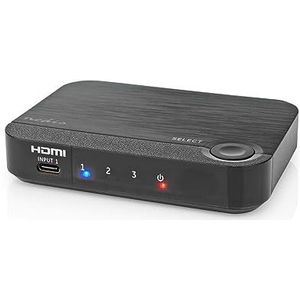 NEDIS HDMI™ Converter | 1 x USB-C™ / 2 x HDMI™-ingang | 1 x HDMI™-uitgang | 1 weg | 4K@60Hz | 18 Gbps | Antraciet