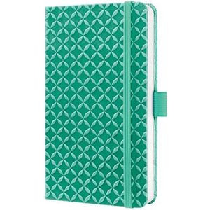 Sigel JN132 notitieboek dagboek Jolie, ca. A6, gelinieerd, hardcover, elastiek, penlus, insteekzak, mintgroen