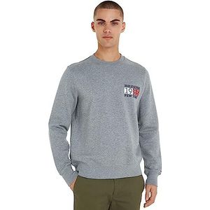 Tommy Hilfiger NEW YORK VLAG SWEATSHIRT, Medium Grijs Hei, XS