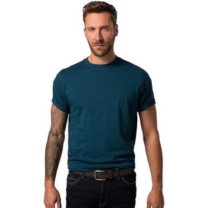 JP 1880, Heren, grote maten, T-shirt, Donkerpetrol, 8XL