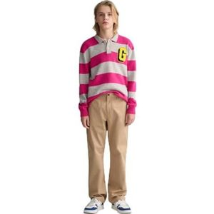 GANT Chinobroek voor jongens, khaki (dark khaki), 176