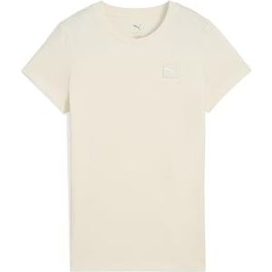 PUMA - ESS ELEVATED - T-shirt - Zwart - Gemaakt van minstens 20% gerecycled katoen