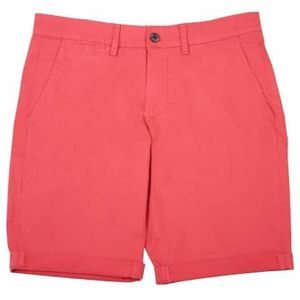 Teddy Smith Shorts/bermuda heren chinoshorts koraalrood, Koraal rood, 27W