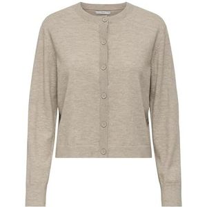 Onlcamille Basic L/S Cardigan KNT Noos, Pumice Stone, 3XL