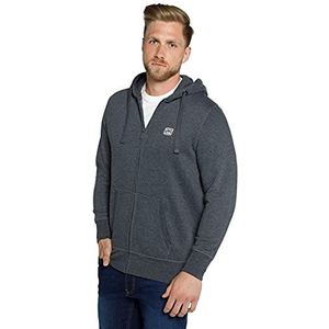 STHUGE Sweatshirt met capuchon in grote maten, Antraciet melange., XL