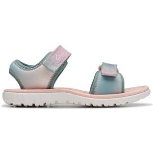 Clarks Surfingtide K. sandalen voor meisjes, Pastelkleuren, 27 EU