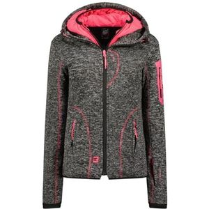 Geographical Norway Tijgerin, dames, fleece, warm, ritssluiting, jas, herfst, winter, lente, warm, dames, lange mouwen, trui, bont, zacht, comfortabel, outdoor (lichtgrijs XL), Lichtgrijs, XL