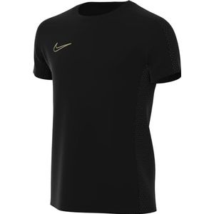 Nike Unisex Kids Short Sleeve Top K Nk Df Acd23 Top Ss Br, Zwart/Zwart/Metallic Gold, DX5482-016, XL